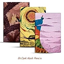Üçlü Çizgisiz Defter Seti Bir Çiçek: Küçük Prens`in - 1